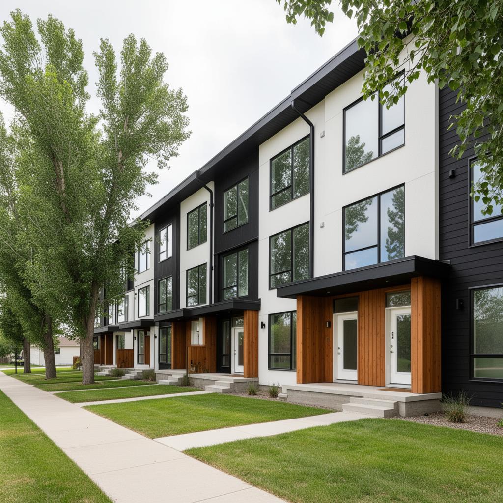 Calder Ten — 10 Units townhouse development in Edmonton