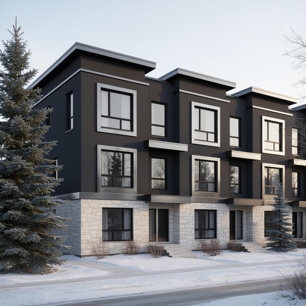 Delwood Row — 8 Units townhouse development in Edmonton