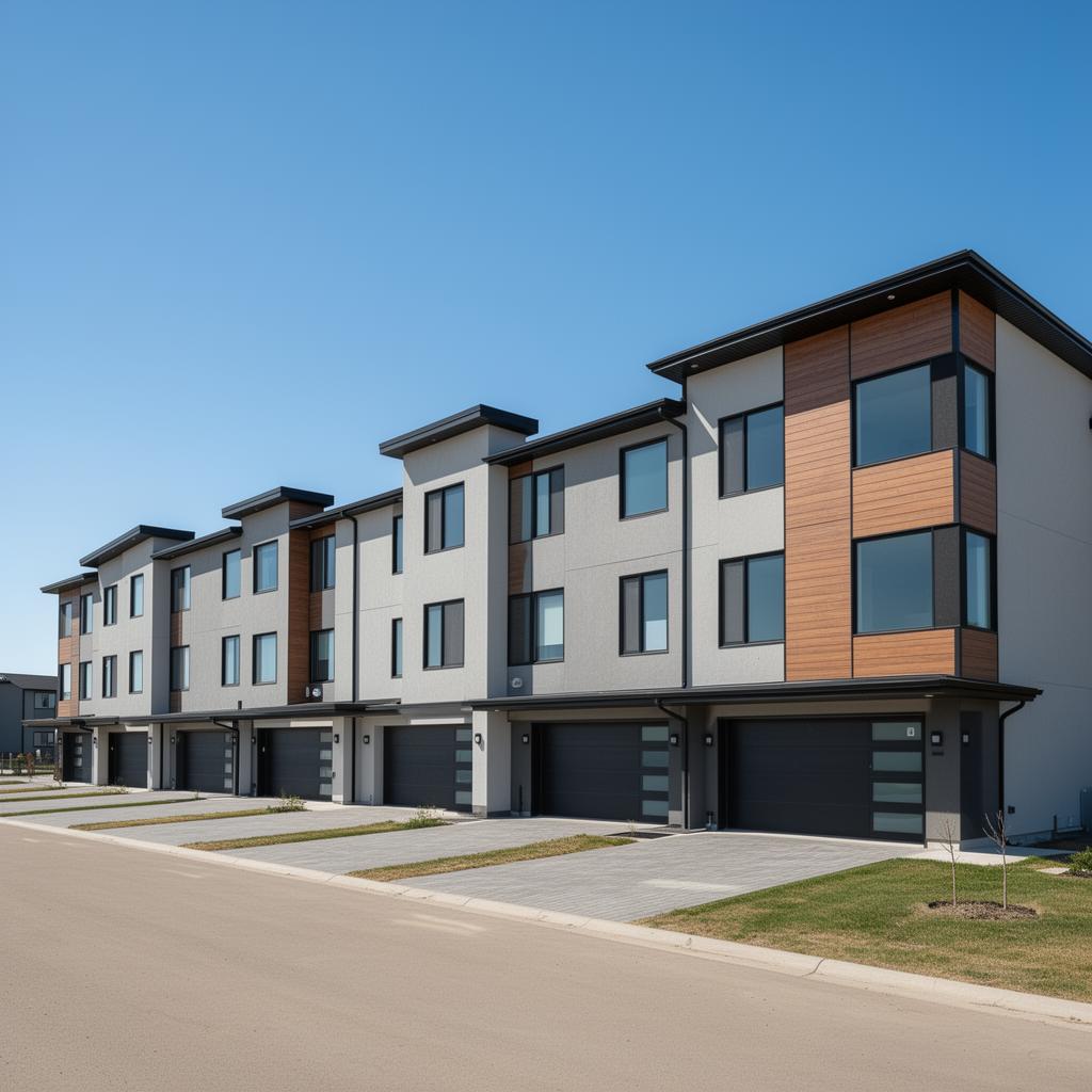 High Park Eight — 8 Units townhouse development in Edmonton